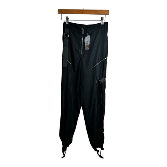 Tiger Mist Womens Elite Moto Pants Size XS Black Relaxed NWTs Preppy - Picture 2 of 12